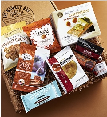 Gift bundles include a gluten-free market box.