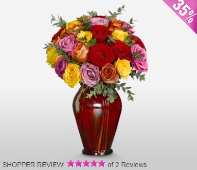 Luxury bouquets available, with free vases, discounts and customer reviews.